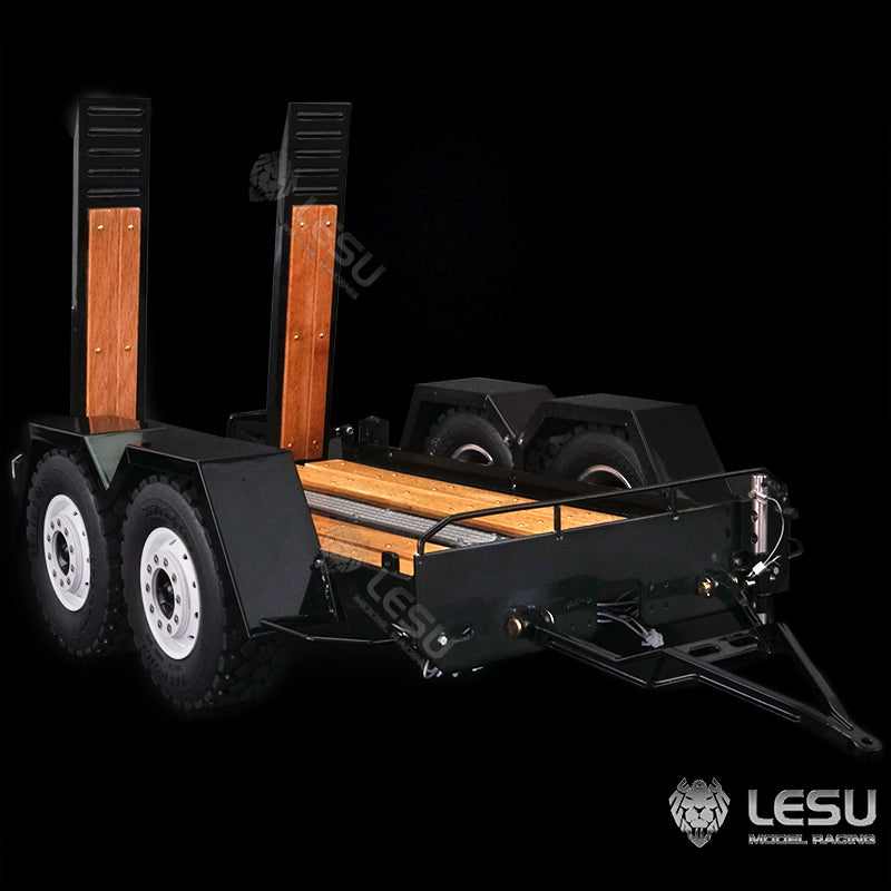 Metal Trailer Plate For LESU 1/14 Scale LESU Skid Steer Remote Control Hydraulic Loader Trailer Vehicle Accessories Model