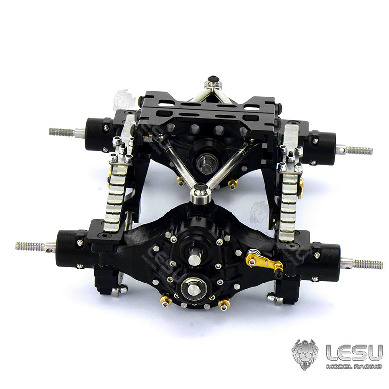 LESU Metal X-8002-A Rear Suspension Set for 1/14 Tamiya RC Truck Axles DIY Model Vehicle Upgrade Accessories