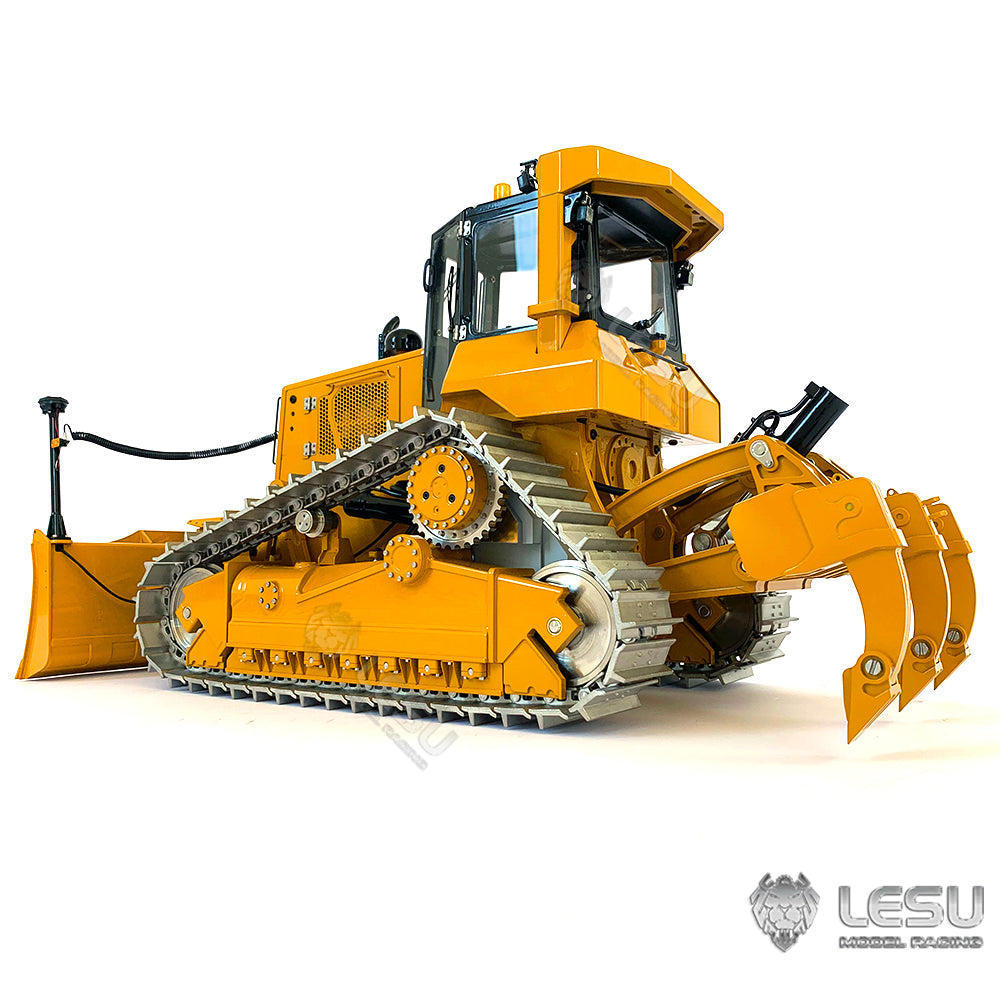 In Stock 1/14 LESU RTR Crawler Dozer Bulldozer RC Painted Assembled Hydraulic Model Aoue-DT60 W/ Motor ESC Light Sound No Controller Battery