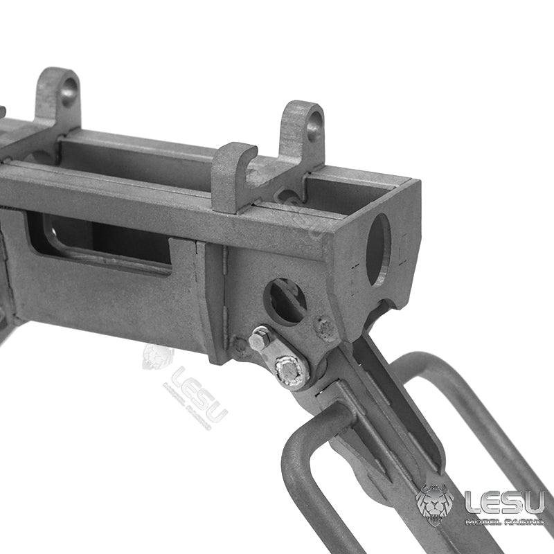 11.11 Flash Sale LESU Metal Fork Bucket Sweeper Brush Cleaner Ripper Scarifier Hay Clamp for 1/14 RC Hydraulic Skid Steer Loader DIY Model B0008 A0008