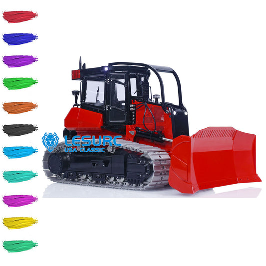 LESU Metal 1/14 Hydraulic RC Bulldozer Aoue 850K RTR Remote Control Dozer Hobby Model Electric Car Painted Assembled