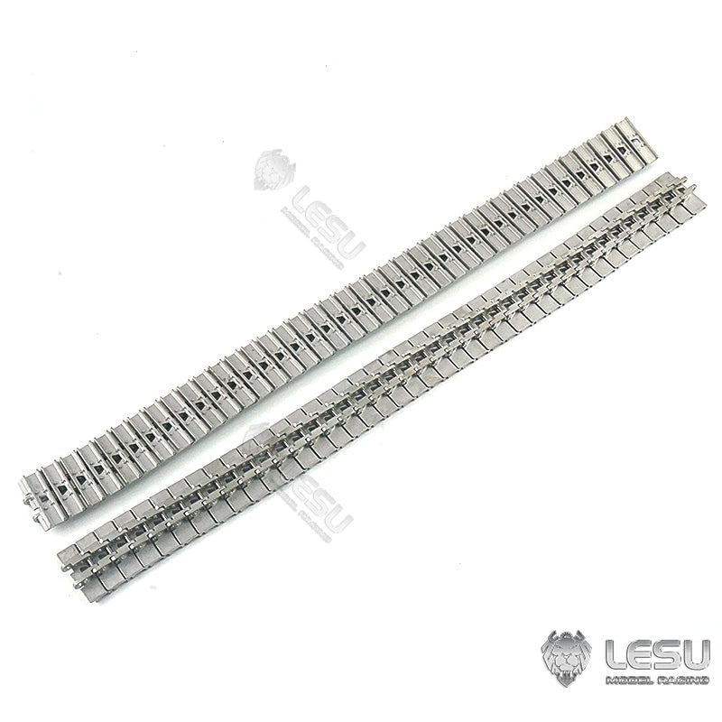 LESU 1 Pair Metal Tracks (Total 80pcs) Spare Parts Accessories for 1/14 Scale RC Hydraulic Loader DIY Trucks Car Model DIY