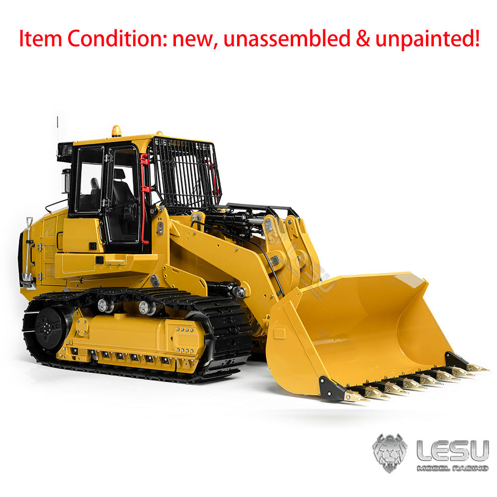 #Metal LESU 1/14 Hydraulic Remote Control Tracked 973K Loader Black Tracks RC Vehicle Standard Edition Unassembled Model