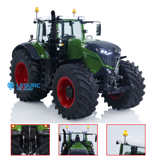 11.11 Flash Sale LESU AOUE 1050 1/14 Metal Hydraulic RC Walking Tractor Agricultural Vehicle Model with Light Sound