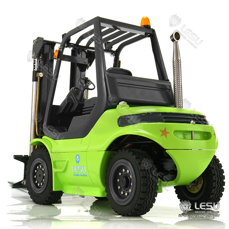 LESU RC 1/14 Scale Painting Unassembled Forklift Transfer Car Truck Model W/ Light Sound System Motor ESC W/O Battery Controller