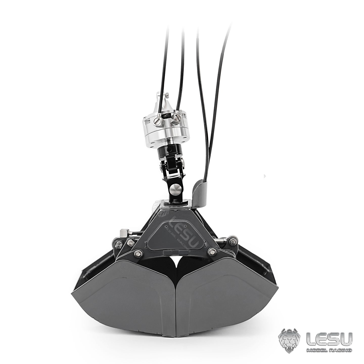 270?? Rotating LESU Metal Clamshell Bucket for DIY 1/14 RC Hydraulic Crane of Excavator Dumper Remote Control Tractor Truck