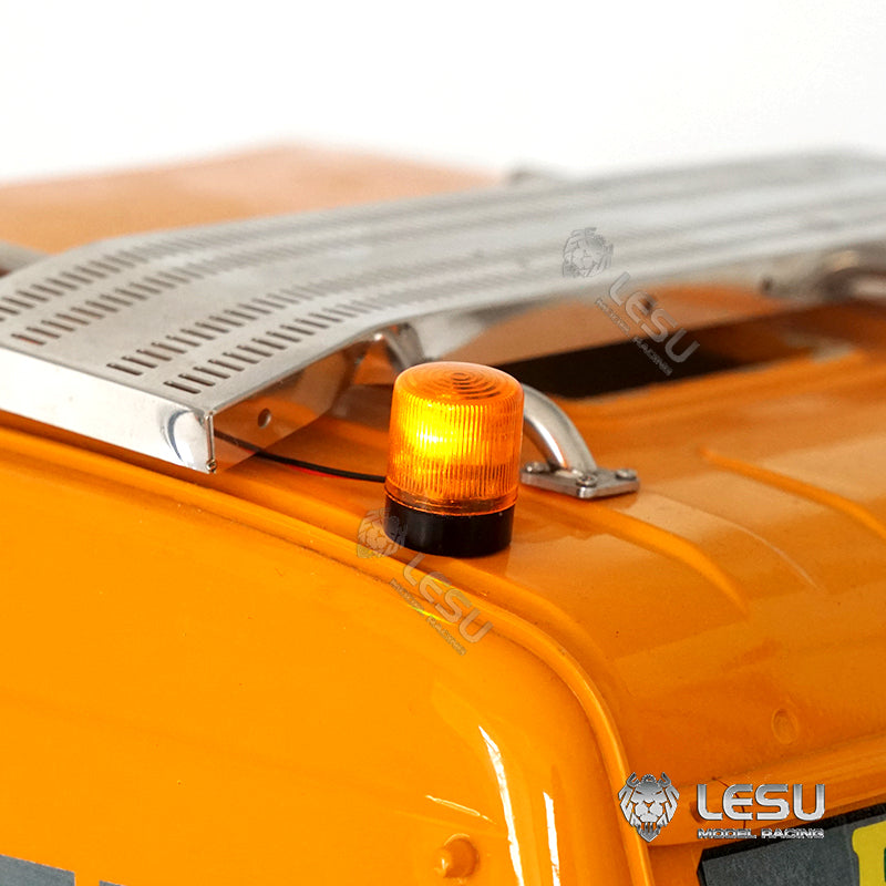 LESU Roof Warning Light Rotating Lamp Plastic 1/14 Scale Upgrade Part for RC Tractor Truck Dumper Model DIY Cars Accessory