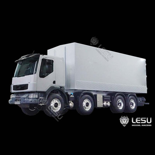 LESU Metal 1:14 RC Fully Enclosed Unpainted Truck VM Remote Control Lorry Vehicle Motor ESC Servo Light System W/O Battery Charger