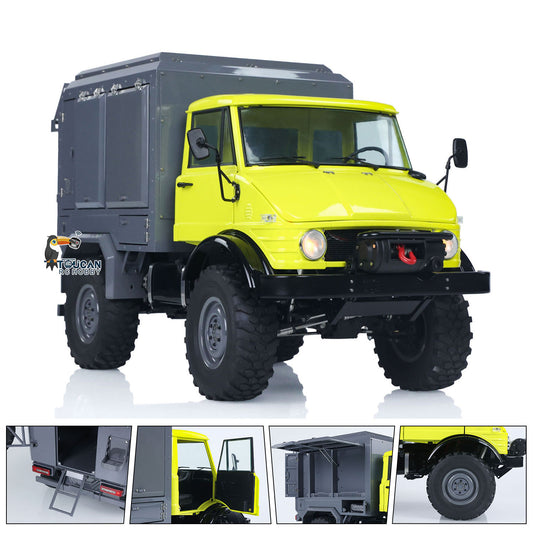 LESU 4X4 1/10 RC Off-road Vehicles RAVE-UM406 Recreational Vehicle Electric Cars Simulation Truck Hobby Model Light 2Speed Winch