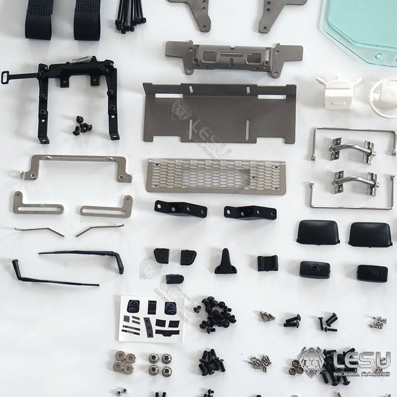 LESU Plastic Cabin Shell Cabin Rack Suitable for 1/14 RC VM Radio Control Tractor Truck Tipper Dumper DIY Car Vehicle Model