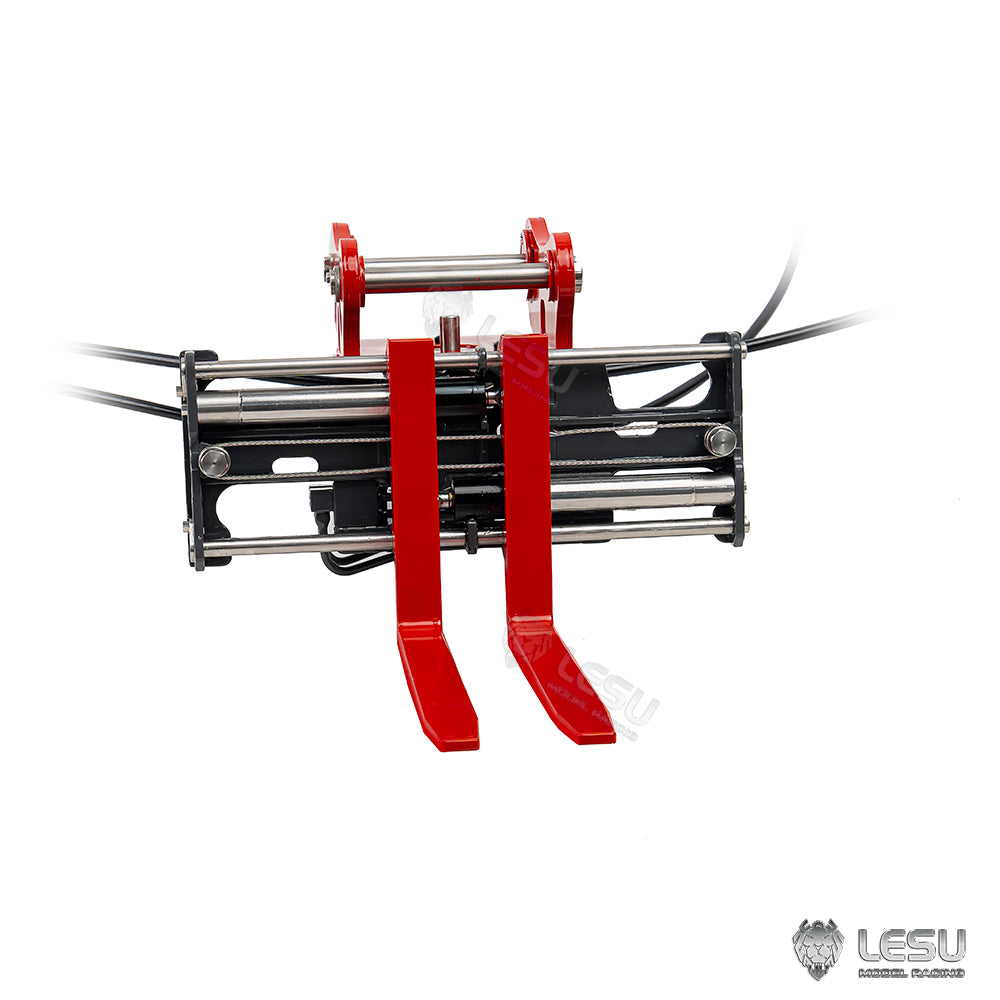 Metal 270 Dgrees Rotatable Hydraulic Fork for LESU 1/14 RC Hydraulic Digger Aoue C374F Radio Control Excavator Heavy Machine Model