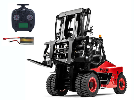 LESU 1/14 Aoue-LD160S Metal RC Hydraulic Forklift Remote Control Wheeled Car RTR Version Painted Assembled Models