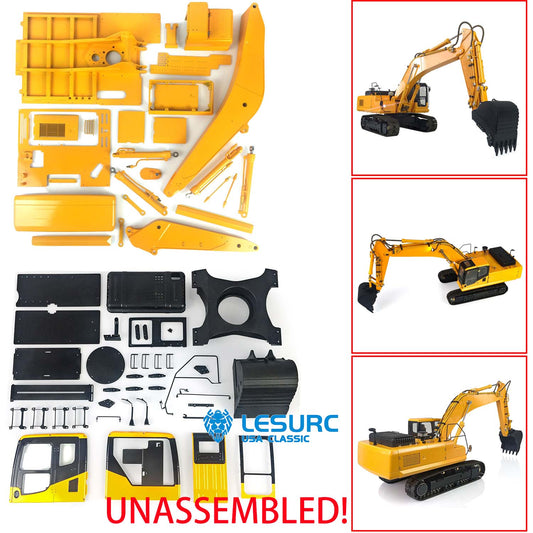 1/14 LESU PC360 RC Hydraulic Excavator Metal Body Sprocket Pump Painted Model KIT W/ Motor Servo ESC DIY Optional Accessories