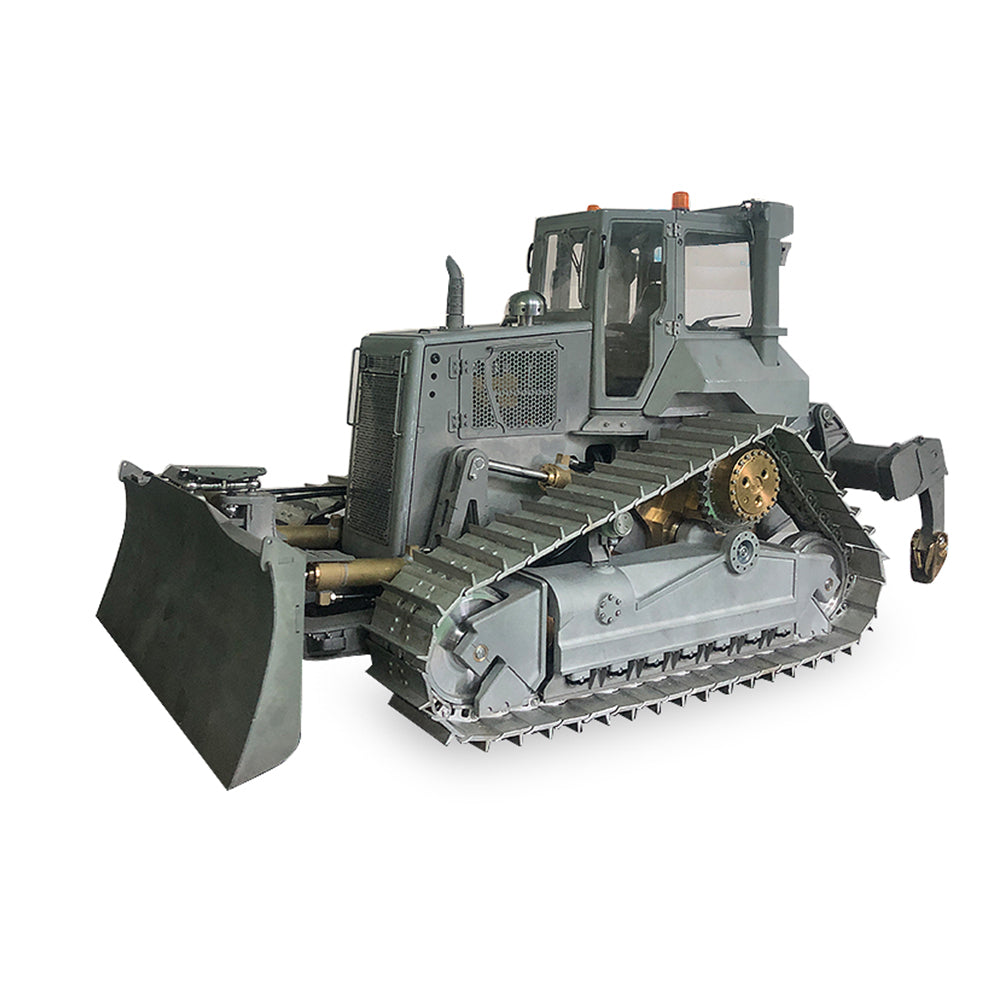 In Stock LESU 1/14 Aoue-DT60 Crawler Dozer Bulldozer RC Hydraulic Unpainted KIT Model Truck Pump W/ Motor ESC Light Sound System No Battery