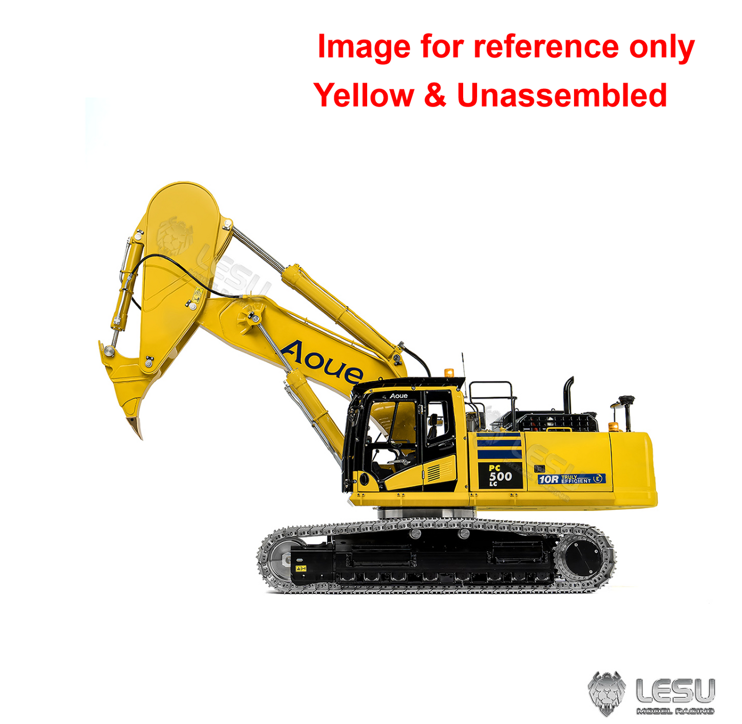 LESU PC500 1/14 Metal Hydraulic RC Crawler Excavator B0020 Remote Control Rock Arm Digger KIT Model with Brushless Motor ESC Light 3CH Valve