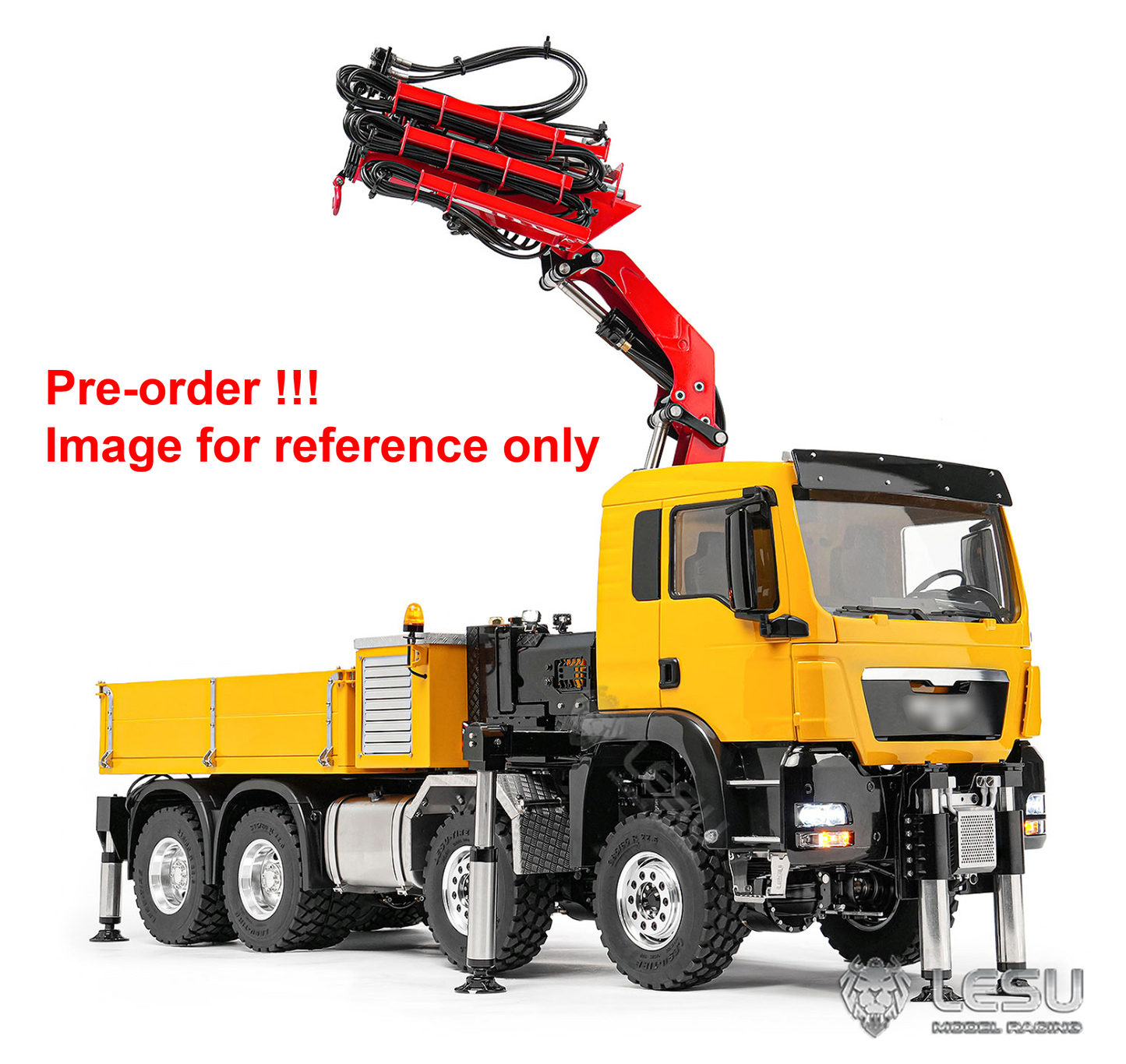 New Pre-Order Deposit 1/14 8x8 Crane Truck Remote Control Lorry