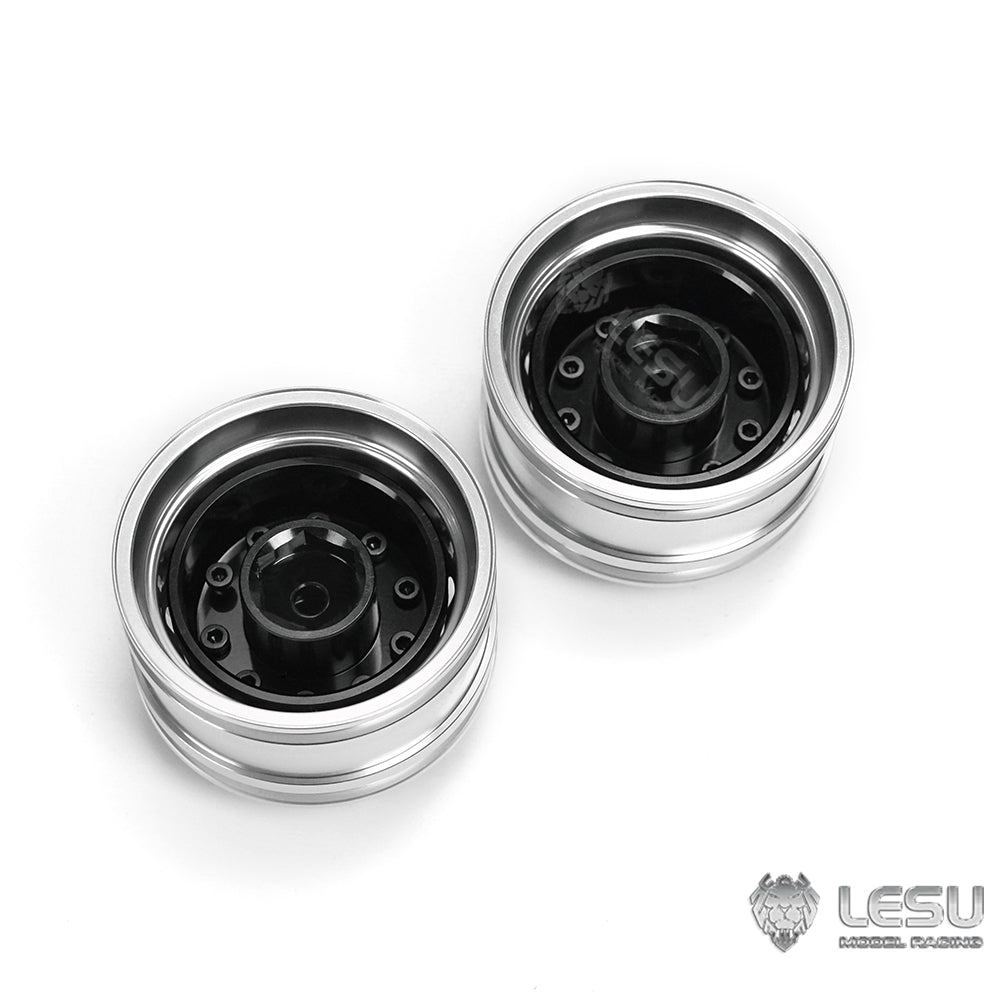 LESU Metal Wheel Hubs Hexagon Bearing Brake Drum Suitable for 1/14 RC Car Remote Control Dumper Tipper Truck Spare Part