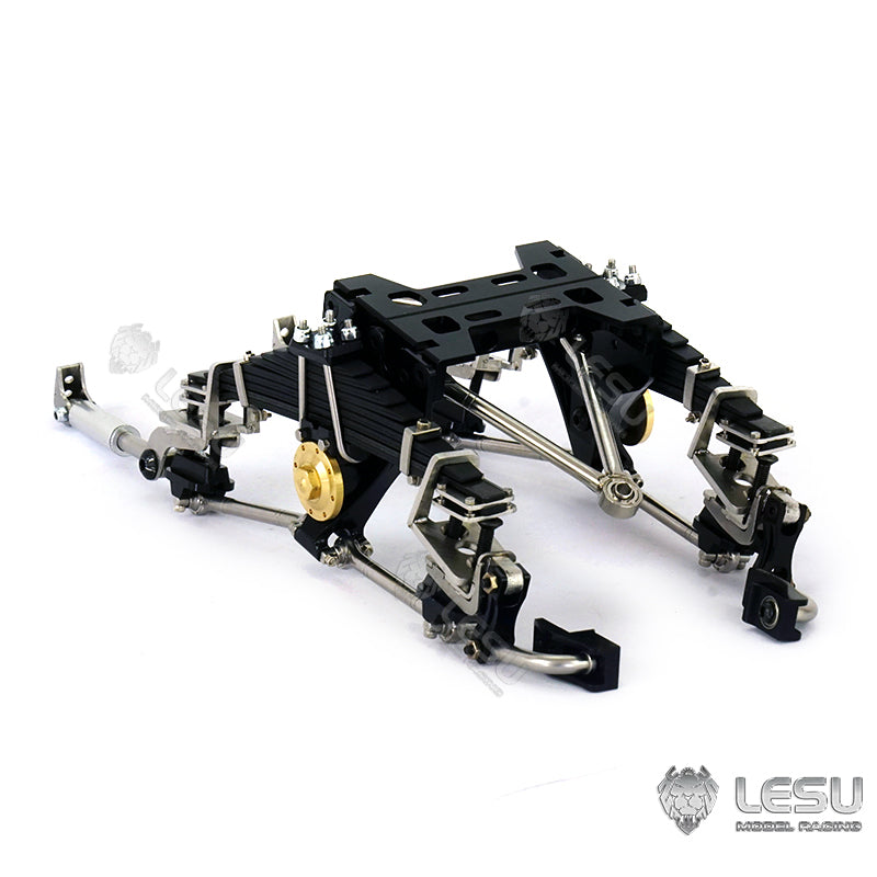 Metal Rear Suspension for LESU 1/14 Scale Differential Axles Tractor Truck Dumper Car Model Spare Parts Replacements Accessories