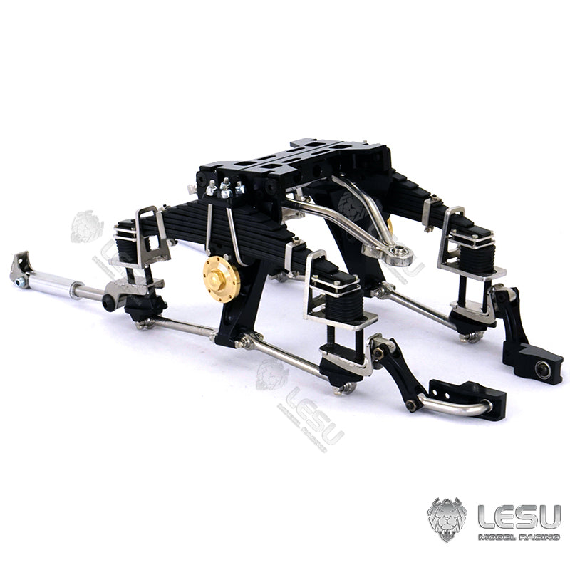 Metal Rear Suspension for LESU 1/14 Scale Differential Axles Tractor Truck Dumper Car Model Spare Parts Replacements Accessories