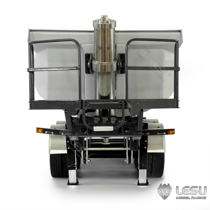 In Stock LESU Metal RC Hydraulic Dumper Trailer Pump for 1/14 Scale Tractor Truck Construction Vehicle DIY W/ Electronic Legs