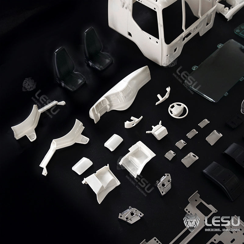 LESU Plastic Cabin Shell Cabin Rack Suitable for 1/14 RC VM Radio Control Tractor Truck Tipper Dumper DIY Car Vehicle Model