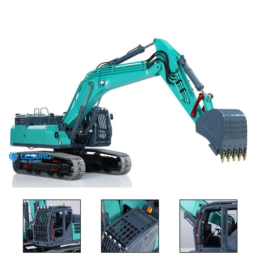 IN STOCK LESU SK500LC 1/14 RC Digger Radio Controlled Hydraulic Excavator Painted Assembled Construction Vehicle Toy Electric Car Model