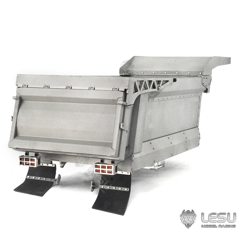 LESU Metal Car Bucket Dumper Box for DIY 1/14 Scale 8*8 Truck Construction Vehicle Model Spare Parts Replacements DIY