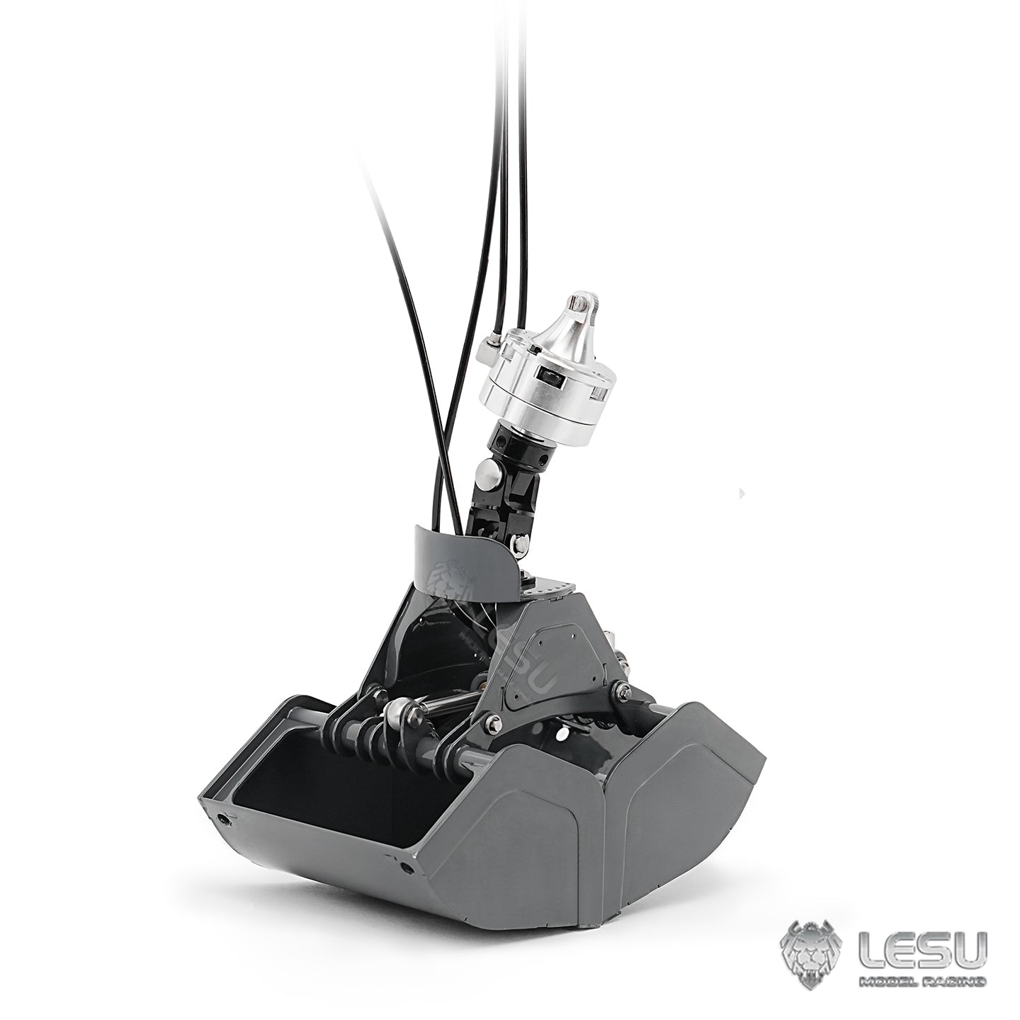 270?? Rotating LESU Metal Clamshell Bucket for DIY 1/14 RC Hydraulic Crane of Excavator Dumper Remote Control Tractor Truck