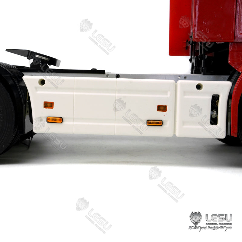 US STOCK US STOCK  1/14 LESU Side Skirts Light LED Lamp Suitable for TAMIYA DIY Spare Part Tractor Truck Radio Controlled Trailer Model