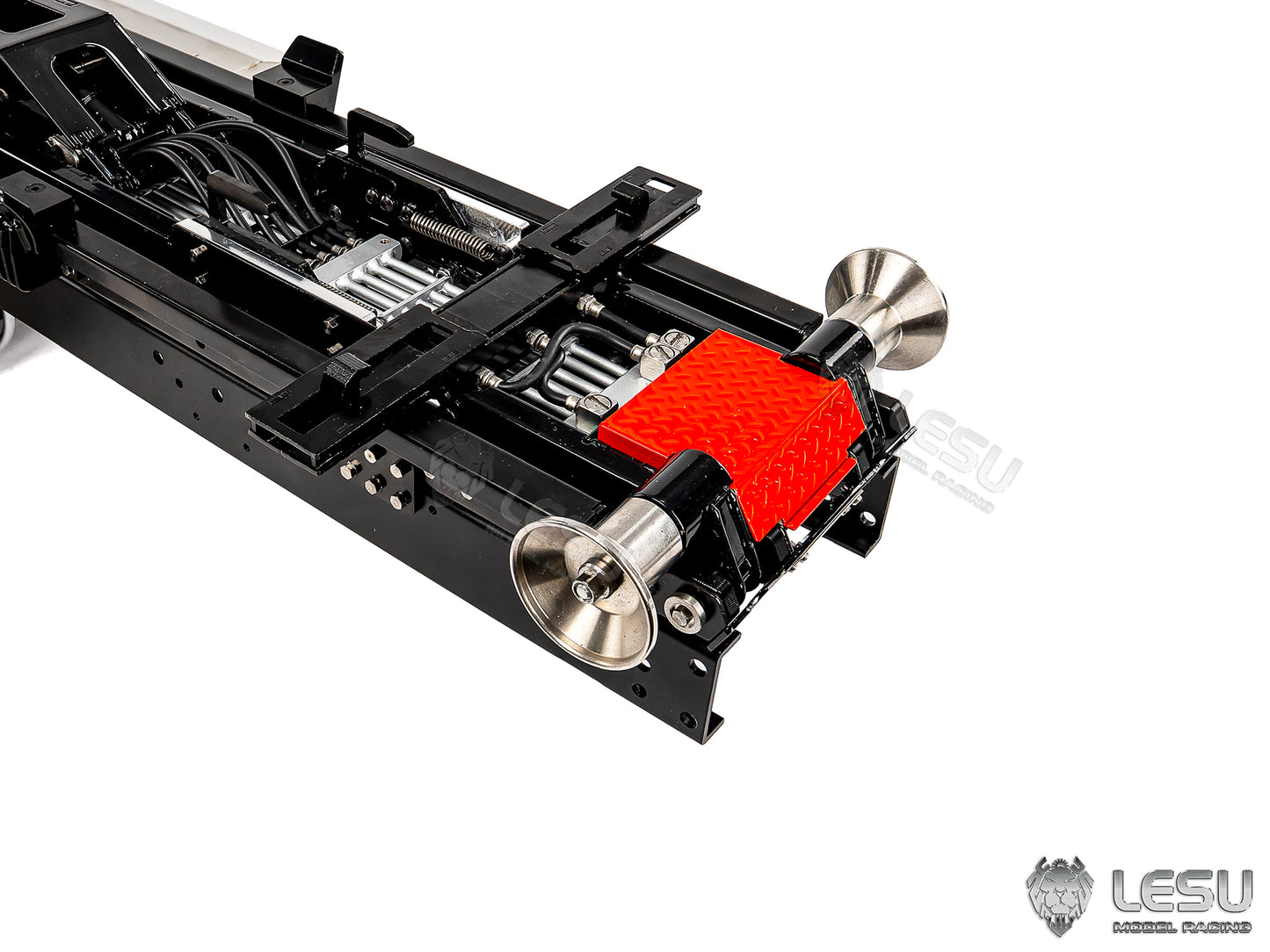 LESU Metal Foldable Roll On Off Dumper Set Suitable for 1/14 RC Hydraulic Full Dumper With 5TH Reversing Valve No Brush Motor