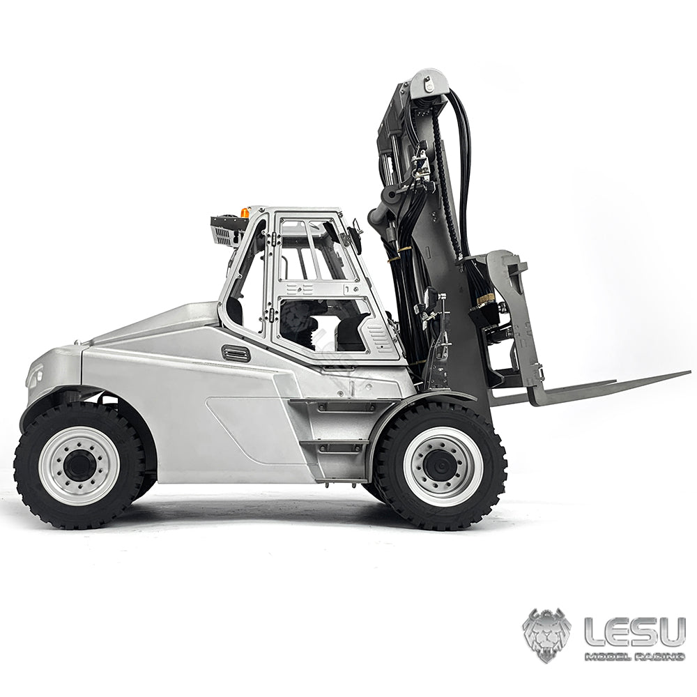 IN STOCK LESU 1/14 Heavy RC Hydraulic Forklift LDH160 Radio Control Truck Model Aoue-LD160S W/ Wooden Pallet Support Light Sound ESC Motor