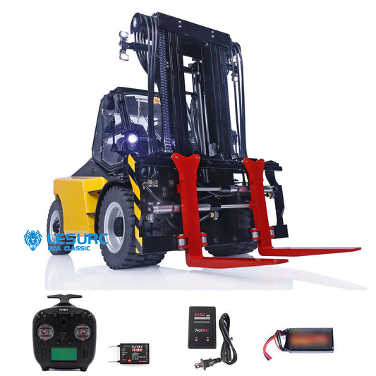 1/14 Aoue-LD160S RC Hydraulic Fork Lift LESU Remote Control Forklift Car Metal Trucks Engineering Vehicles