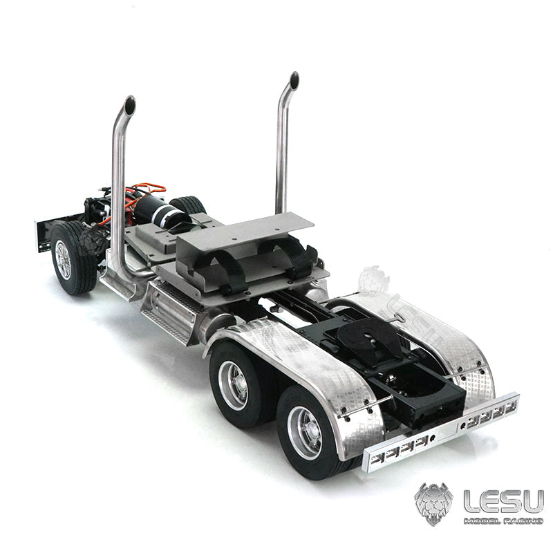 LESU 1/14 Scale Metal 6*6 Chassis for Remote Controlled Tractor Truck Motor Servo DIY Model W/O Battery Charger ESC