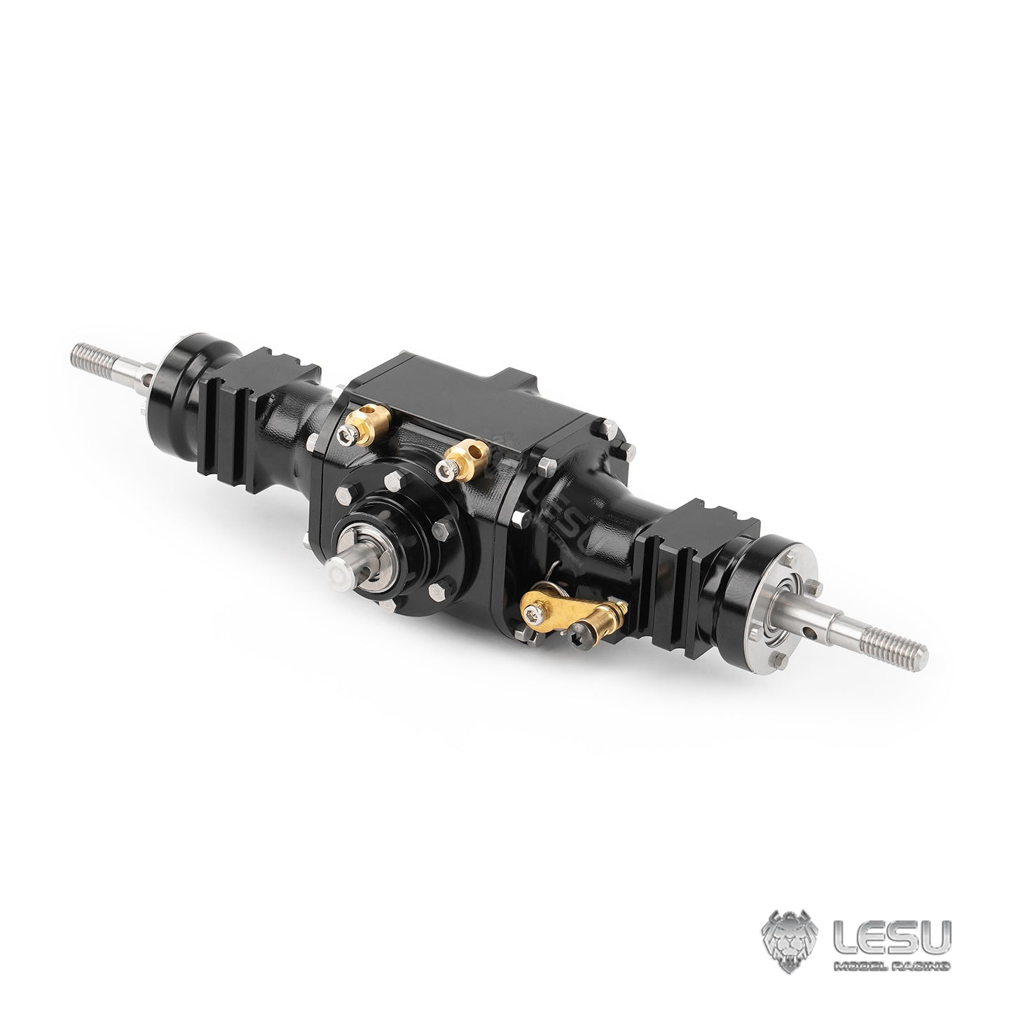 Metal Front Axle Differential Lock for LESU Aoue WA100M-8 1/14 4X4 RC Hydraulic Loader DIY Remote Control Construction Car Model