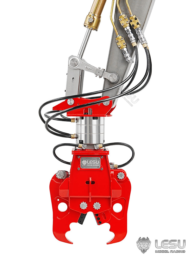 Metal Hydraulic Clamp Shear 270 Degree Rotatable for LESU 1/14 RC Hydraulic Excavator Remote Control Digger Vehicle Model Parts