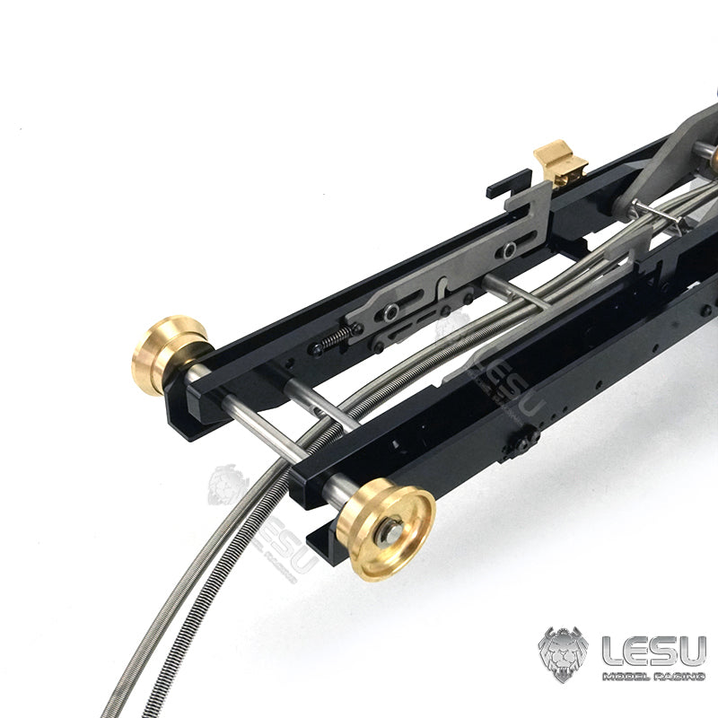 In Stock LESU 1/14 RC Metal Hydraulic Rod Bucket Control Valve Pump Dumper Truck