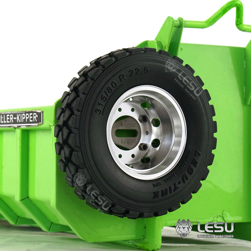 LESU Rubber Spare Wheel Tire for DIY 1/14 Remote Control Dumper Truck RC Tipper Car Model Vehicle Upgrade Accessories