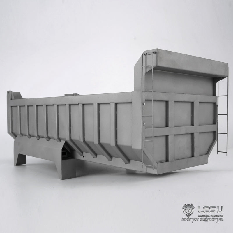 LESU Metal Car Bucket Dumper Box for DIY 1/14 Scale 8*8 Truck Construction Vehicle Model Spare Parts Replacements DIY