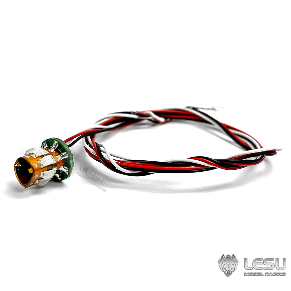 LESU Universal Spare Part Rotating Warning Light DIY Suitable for RC Tractor Truck Radio Controlled Dumper Trailer Cars