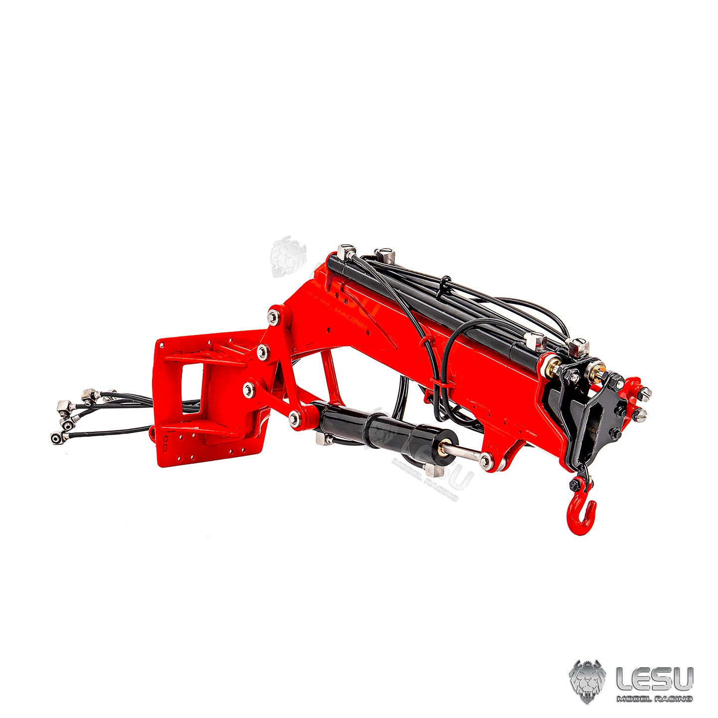 Metal Hydraulic Forklift Jib Arm for LESU 1/14 Heavy Forklift Aoue LD160S Remote Control Construction Vehicles Upgraded Parts