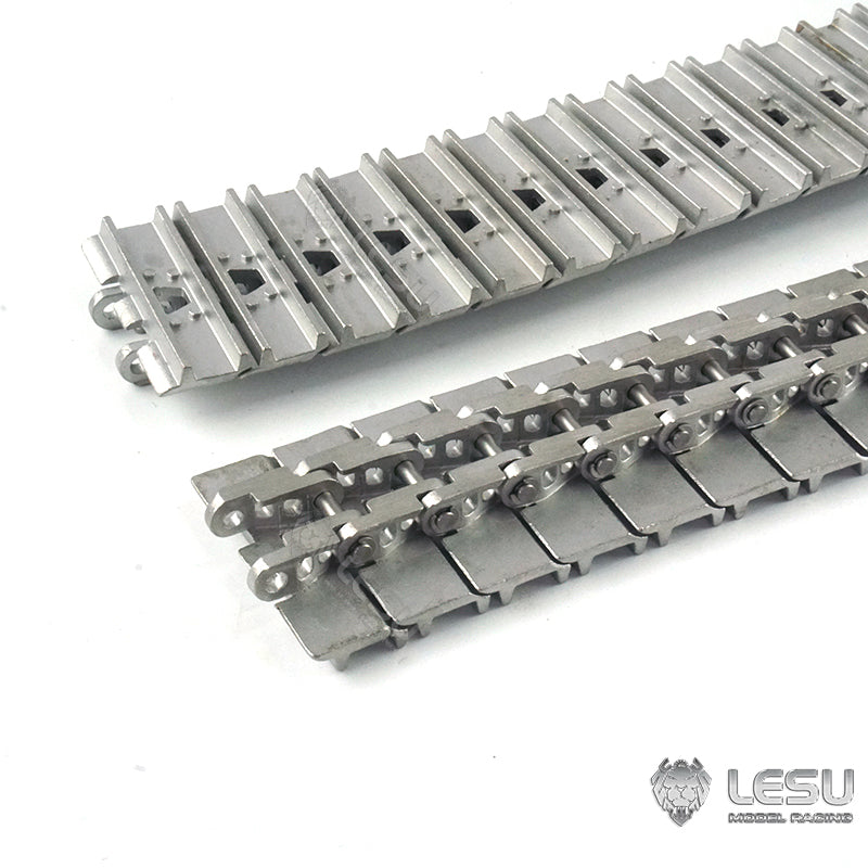 LESU 1 Pair Metal Tracks (Total 80pcs) Spare Parts Accessories for 1/14 Scale RC Hydraulic Loader DIY Trucks Car Model DIY