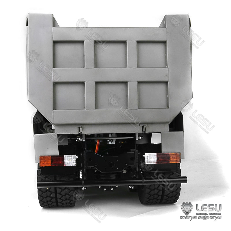 LESU 1/14 RC 8*8 for Metal Hydraulic Dumper Truck Tipper Construction Vehicle Model W/ Servo ESC Motor Spare Parts DIY