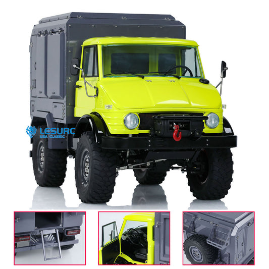 LESU 4X4 1/10 RC Off-road Vehicles RAVE-UM406 Recreational Vehicle Electric Cars Simulation Truck Hobby Model Light 2Speed Winch