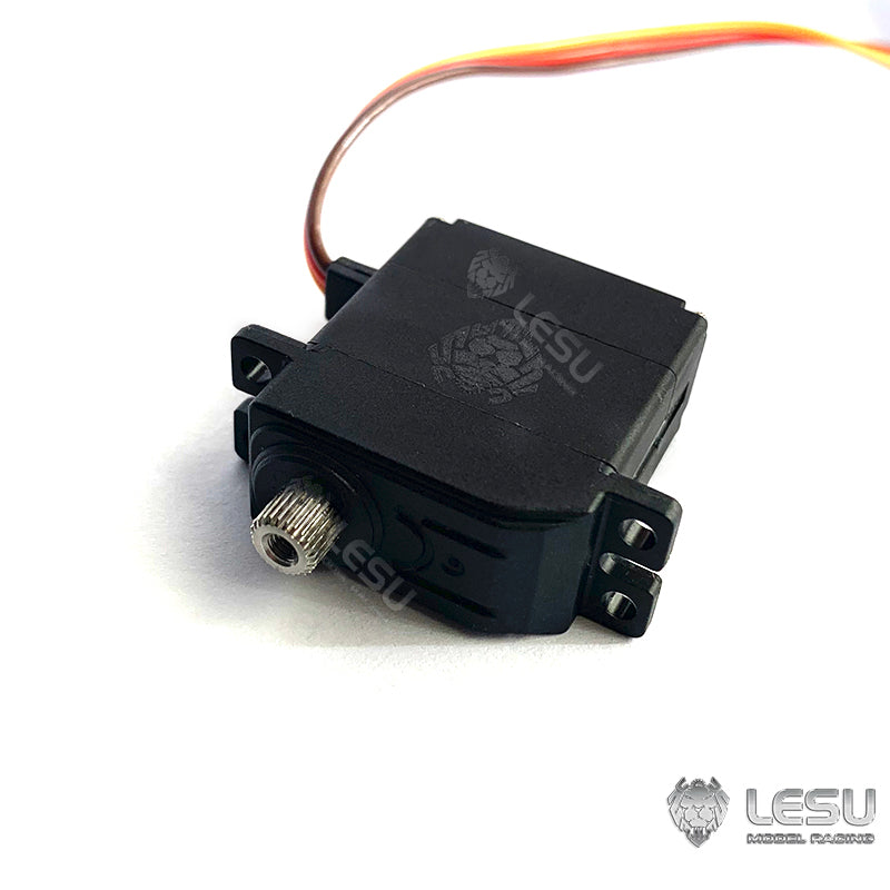 LESU RC Truck Spare Parts 12g 14kg Metal Gear Servo for 1/14 Customized Tractor Truck DIY Radio Controlled Trailer Dumper