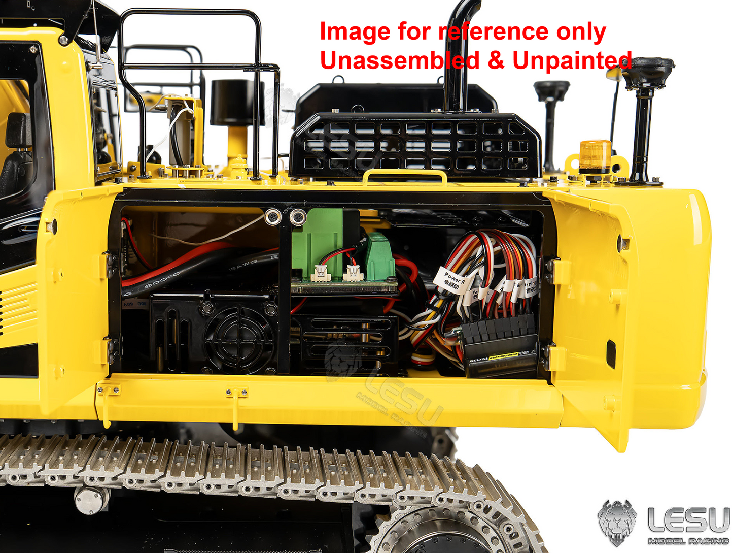 LESU Aoue PC500 1/14 Metal RC Hydraulic Tracked Excavator KIT Painted RC Digger 7Ways Valve 3-4MPA Pump Light DIY Model