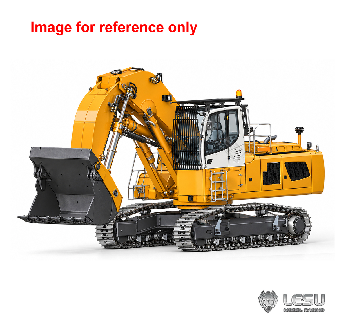 LESU LR956 1/14 Metal RC Front Shovel Digger B0031 Hydraulic Drive Dual Pumps 7CH Valve RTR/PNP Excavator with Light System