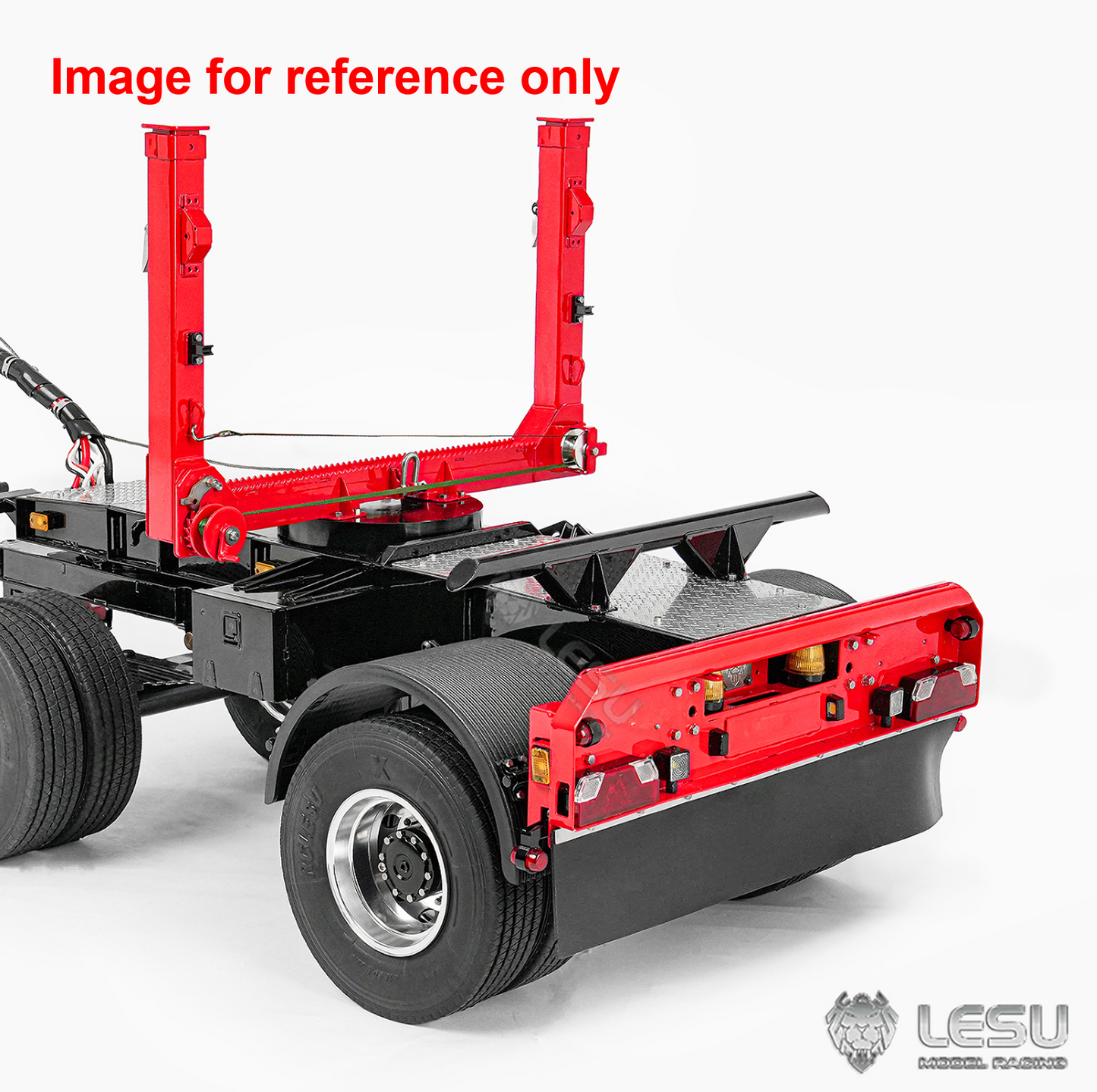 New Arrival Deposit LESU A0052 Z0073 1/14 RC Timber Crane Carrier Forestry Transport Vehicle Long Log Trailer with Hydraulic Support Legs