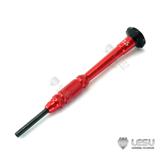 US STOCK 1/14 LESU 2.5MM Hexagonal Screwdriver Suitable for TAMIYA RC Tractor Truck Radio Controlled Dumper Model DIY Cars Tool Accessory