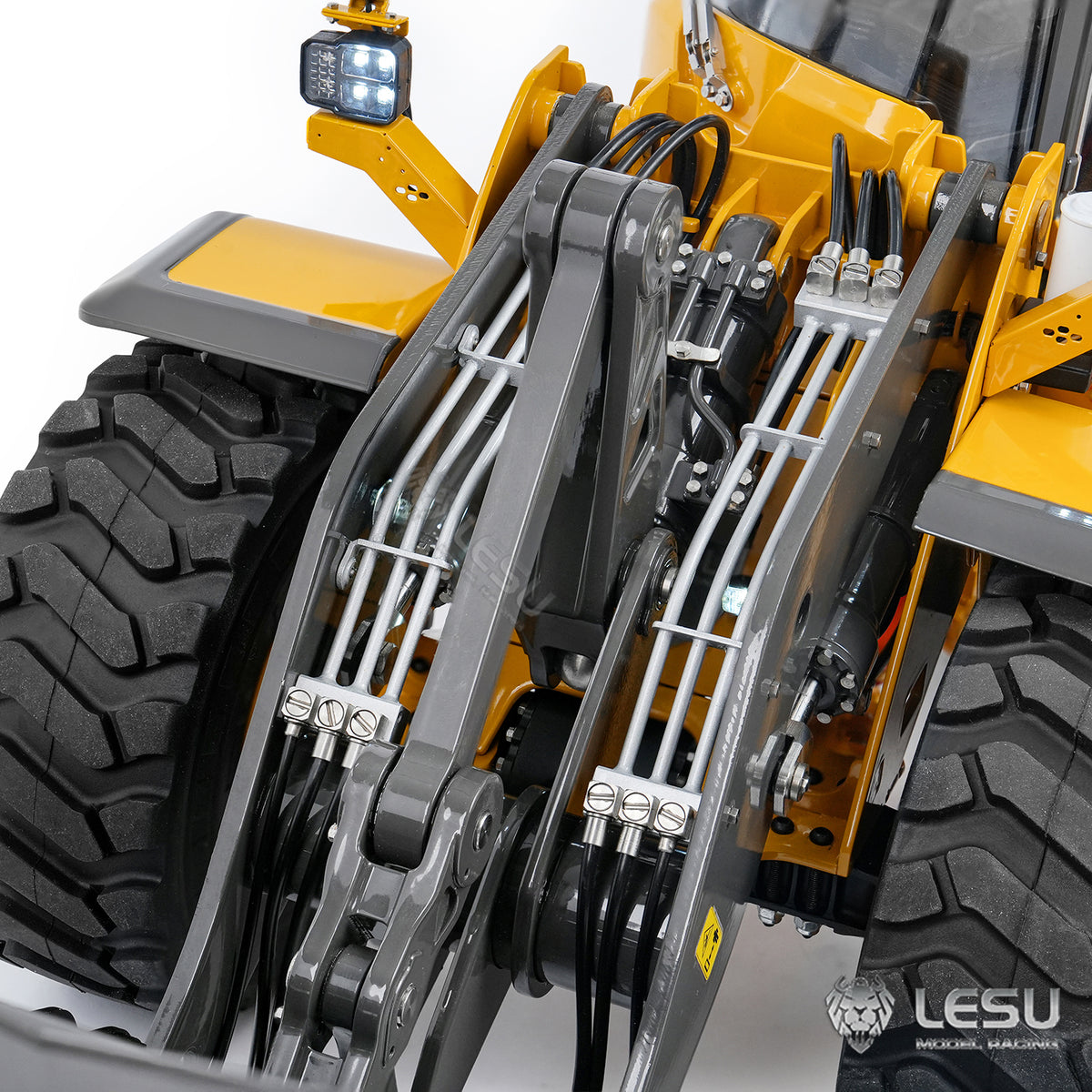 LESU L220H 1/14 Metal RC Hydraulic Wheel Loader A0013 PNP/RTR 4WD Construction Model Brushless FOC Motor 2 Speed Transmission Light Sound