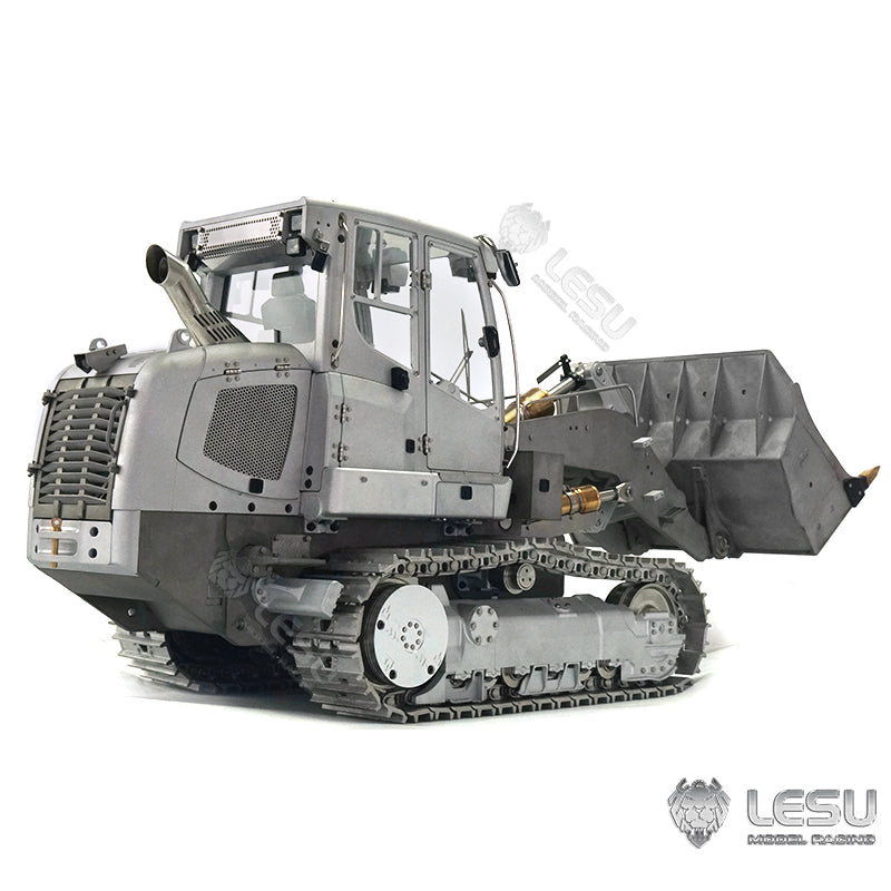 In Stock LESU 1/14 Metal Hydraulic Tracked 2CH Valve RC Unpainting/Painted Loader W/ Servo ESC Decals Light Sound System Motor Bucket